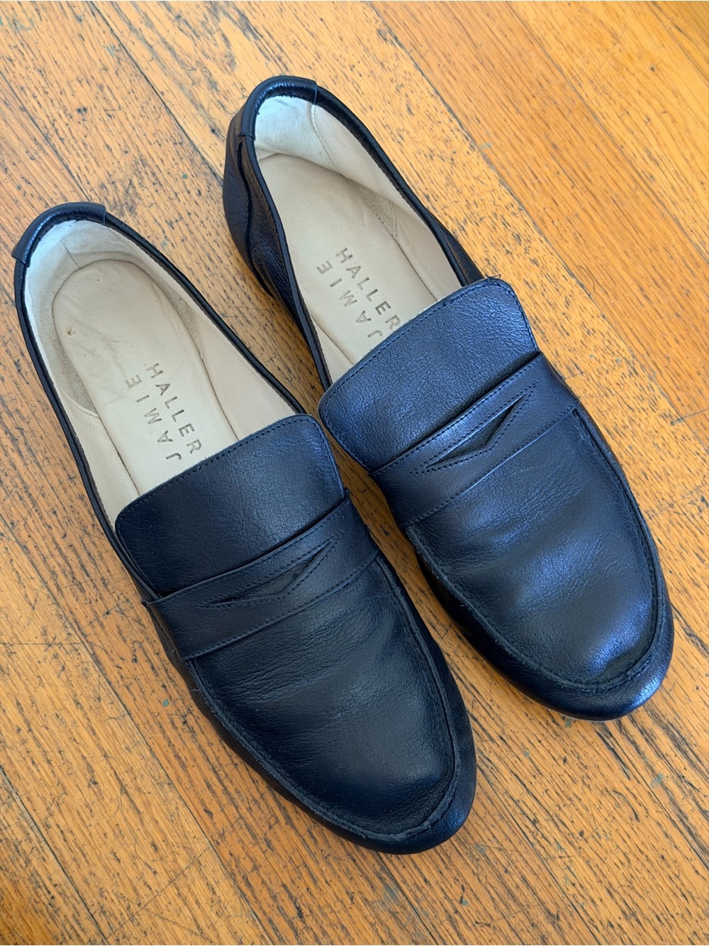 Jamie Haller The Penny Loafer Black Leather Women’s 41